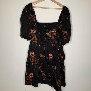 NWT ASOS Astrology Puffy Baby Doll Dress